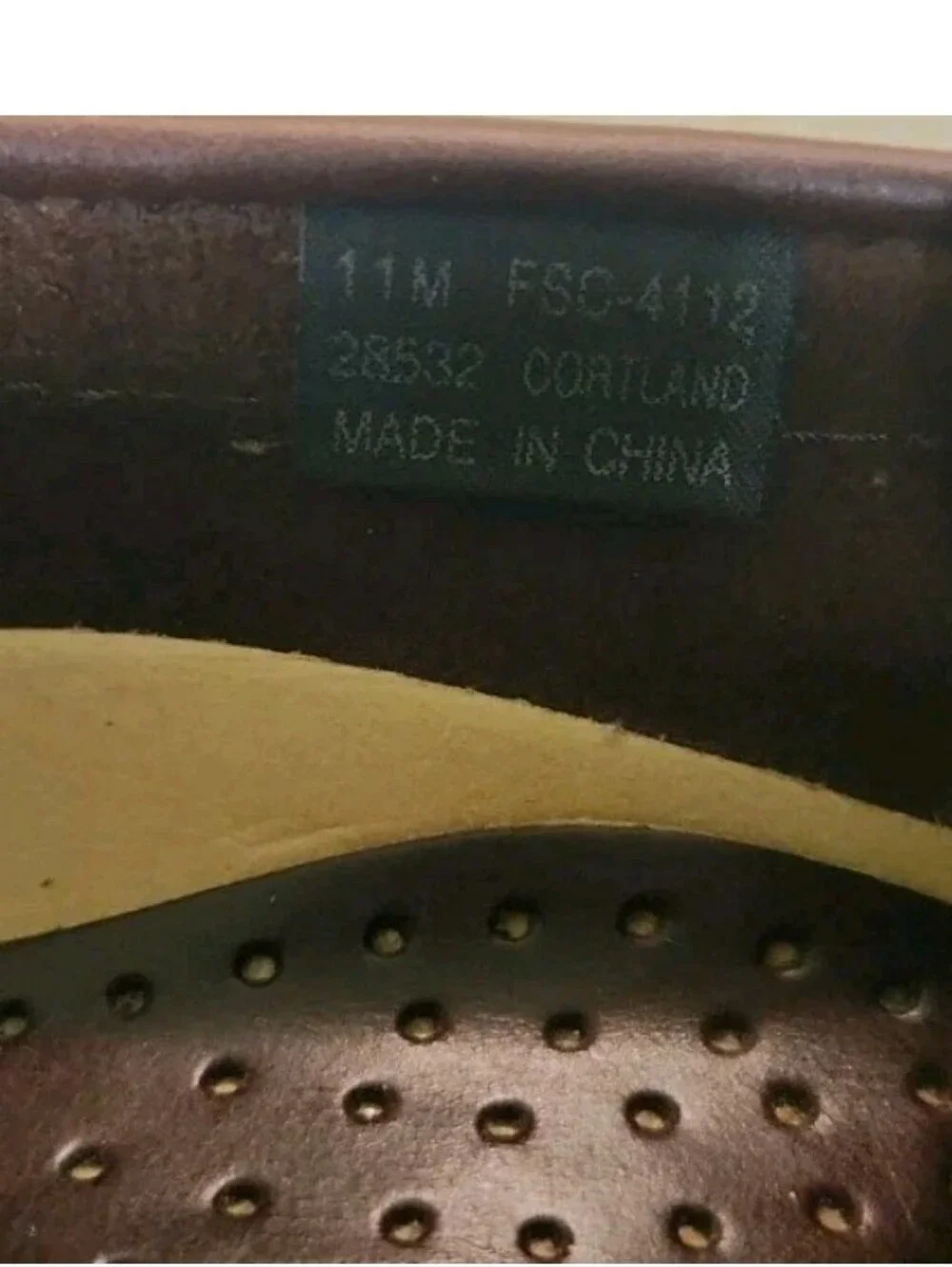 Vintage French Shriner Men's Size 11M Brown Leather Kiltie Tassel Loafer 90's